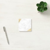 Post-it® Élégante parties scintillant minimale en or marbre (Bureau)