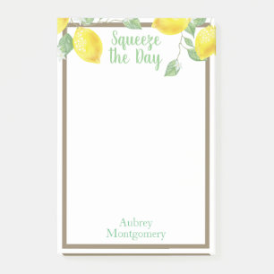 Post-it® Elégante Squeeze the Day Lemons & Foliage