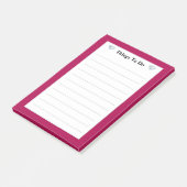 Post-it® Élégantes choses à faire avec des diamants alignés (Incliné)