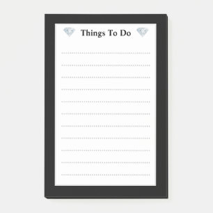 Post-it® Élégantes choses à faire avec des diamants alignés