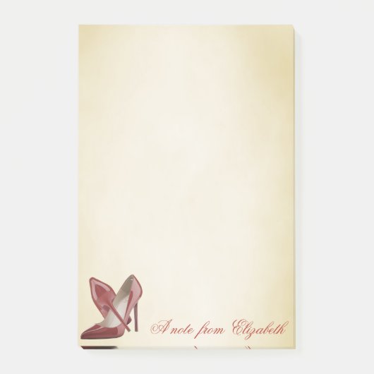 Post-it® Élégantes Mignonnes Chaussures à Talons Hauts de S (Devant)