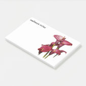 Post-it® Élégants lys calla violets (Incliné)