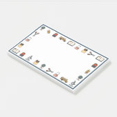 Post-it® Élémentaire Enseignant Bus Globe Livre Big Notes (Incliné)