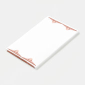 Post-it® Éléments Art déco dans une palette d'or rose (Incliné)