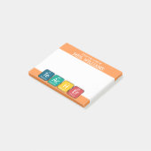 Post-it® Éléments de tableau périodique Enseignant de l'ort (Incliné)