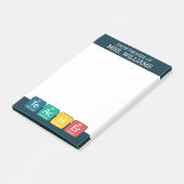 Post-it® Éléments de tableau périodique Enseignant de l'ort (Incliné)