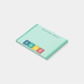 Post-it® Éléments de tableau périodique pour l'enseignant P (Incliné)