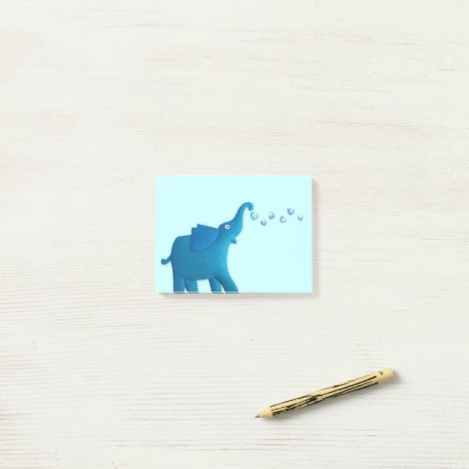 Post-it® éléphant (Sur un bureau)