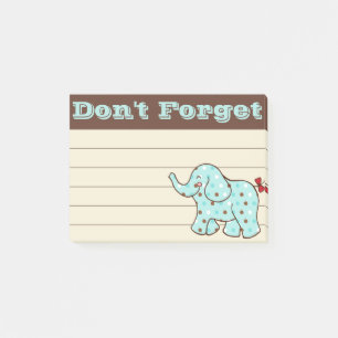 Post-it® Eléphant À Faire Liste Publier Il Notes Cadeau