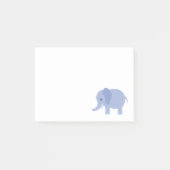 Post-it® Éléphant adorable de bébé bleu (Devant)