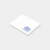 Post-it® Éléphant adorable de bébé bleu (Incliné)