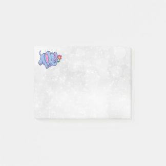 Post-it® Éléphant de dessin animé mignon