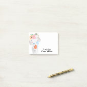 Post-it® Eléphant doux Personnalisé (Sur un bureau)