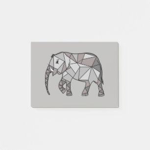 Post-it® éléphant géométrique, gris évêque 2