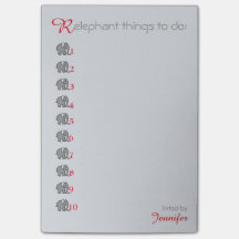 Eléphant gris personnalisé "RElephant"
