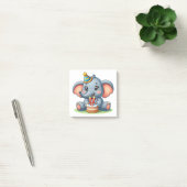 Post-it® Éléphant Mignon 11e Anniversaire (Bureau)