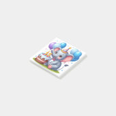 Post-it® Éléphant mignon 15e anniversaire (Incliné)