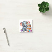 Post-it® Éléphant Mignon 5ème Anniversaire (Bureau)