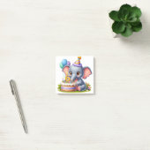 Post-it® Éléphant Mignon 6ème Anniversaire (Bureau)