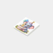 Post-it® Éléphant Mignon 6ème Anniversaire (Incliné)