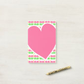 Post-it® Elephant Motif et coeur (Sur un bureau)