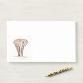 Post-it® elephant post it notes (Sur un bureau)