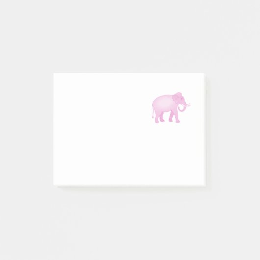 Post-it® Éléphant rose (Devant)