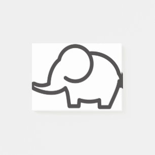 Post-it® Eléphant Stylisé