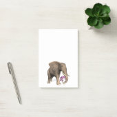 Post-it® Elephant With Pink Orchid (Bureau)