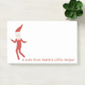 Post-it® Elf doux et idiot de Père Noël personnalisé (Bureau)