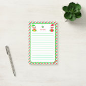 Post-it® Elf List & Green, Red & White Frame (Bureau)
