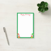 Post-it® Elfes mignons sur fond blanc (Bureau)