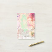 Post-it® elle qui est courageuse est librement bloc-notes (Sur un bureau)