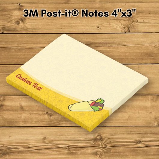 Post-it® Emballage de sandwich tortilla