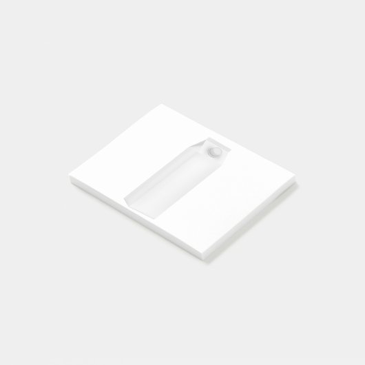 Post-it® Emballage vide pour le lait (Incliné)