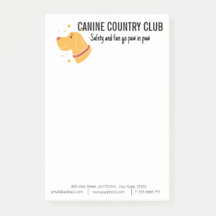 Post-it® Embarquement de chien - Entreprise Personnalisé