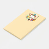 Post-it® Emblème amérindien de crâne de buffle (Incliné)