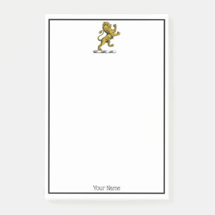 Post-it® Emblème de crête de lion debout héraldique C