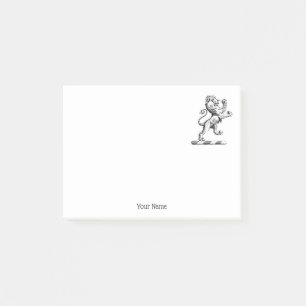 Post-it® Emblème de crête de lion héraldique debout
