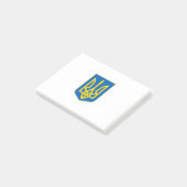 Post-it® emblème de l'Ukraine (Incliné)
