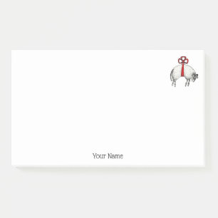 Post-it® Emblème héraldique en laiton de bélier berceau