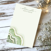 Post-it® Emerald Green Parties scintillant Agate Geode Luxe