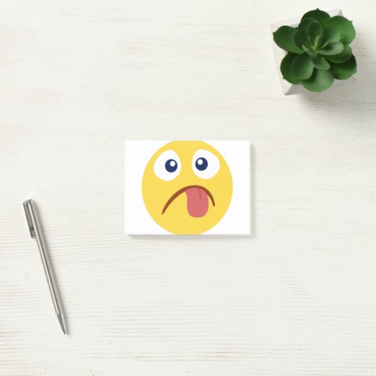 Post-it® Emoji de la langue cachée (Bureau)