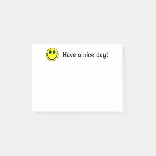 Post-it® Emoji de sourire font face ont un beau jour (Devant)