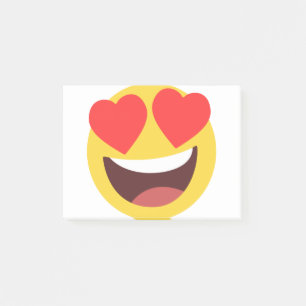 Post-it® Emoji des yeux du coeur