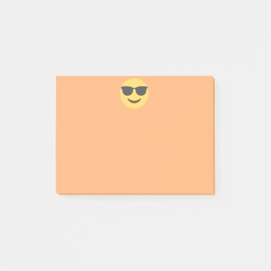 Post-it® Emoji Élégant Avec Lunettes (Devant)