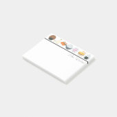 Post-it® Emojis japonais pour la nourriture et les boissons (Incliné)