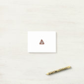 Post-it® Émoticon de poo personnalisable (Sur un bureau)