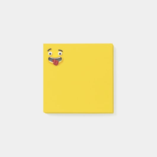 Post-it® émoticône au visage souriant (Devant)