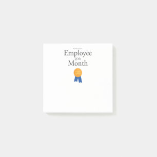 Post-it® Employé du mois sur des notes de post-it 3x3